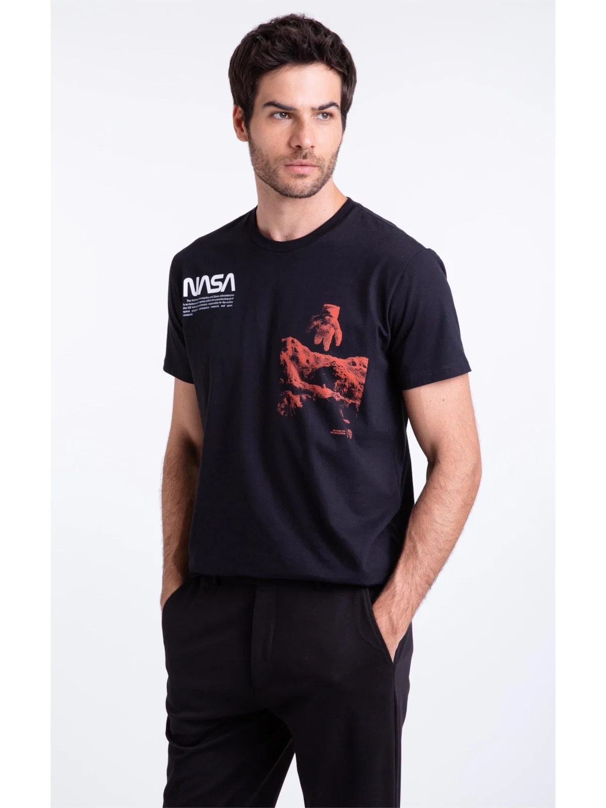 T-Shirt Nasa Astronaut Preto — imagem 1