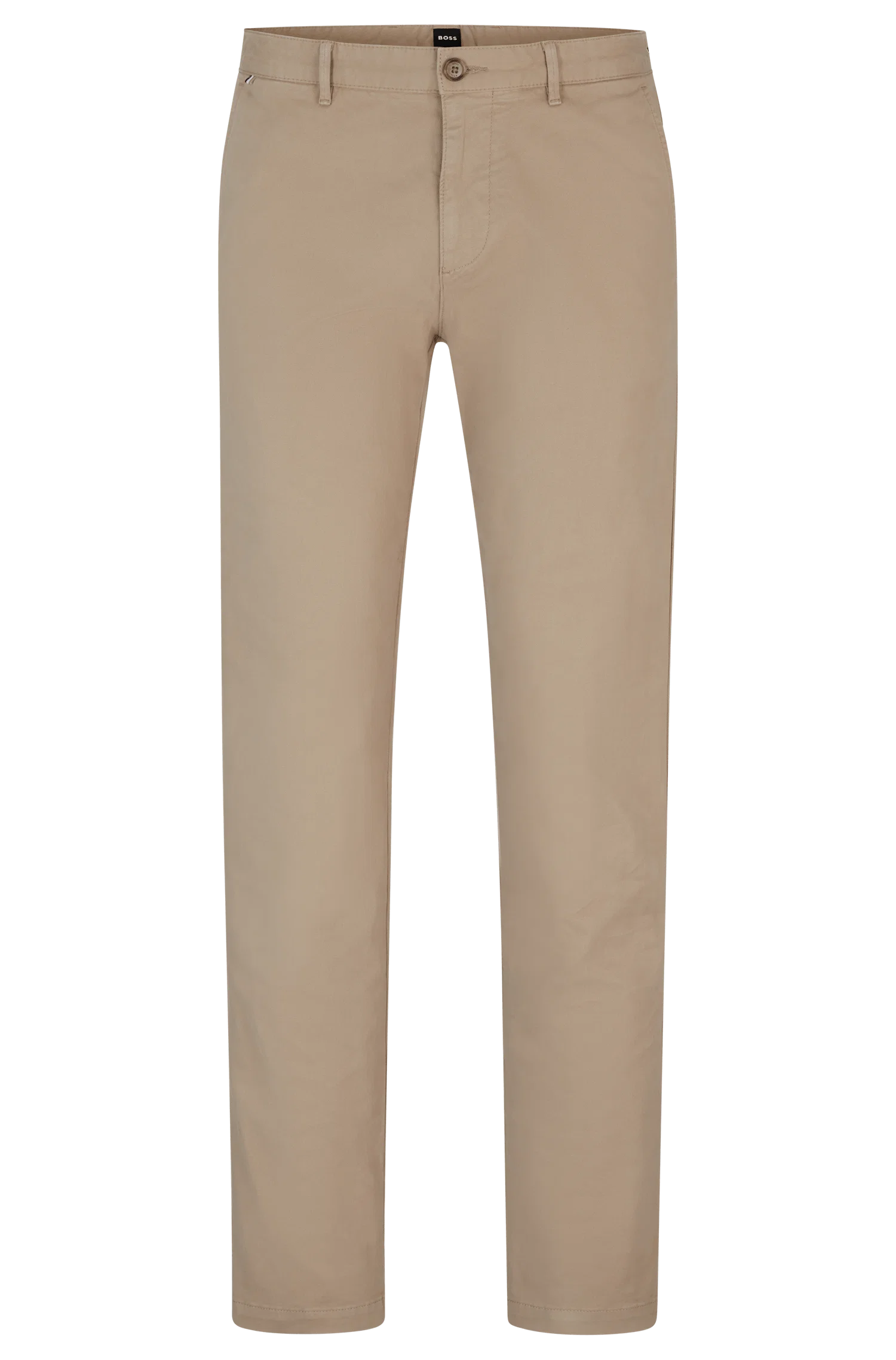Calça Chino Regular Fit em gabardine de algodão