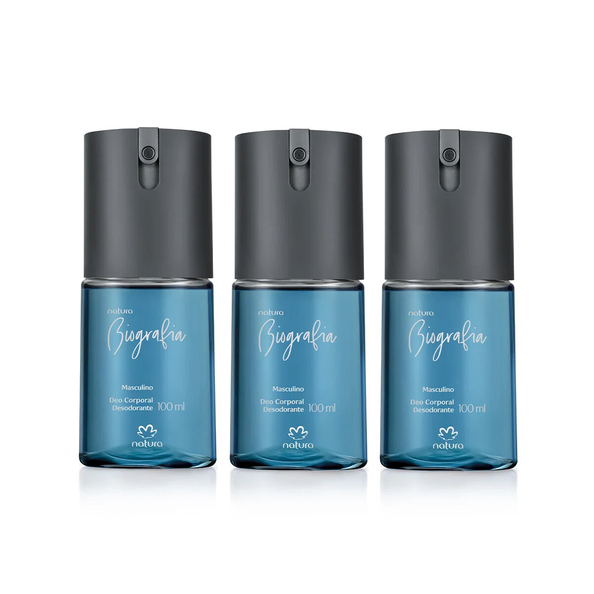 Kit Desodorante Corporal Masculino Natura Biografia 3 produtos de 100 ml