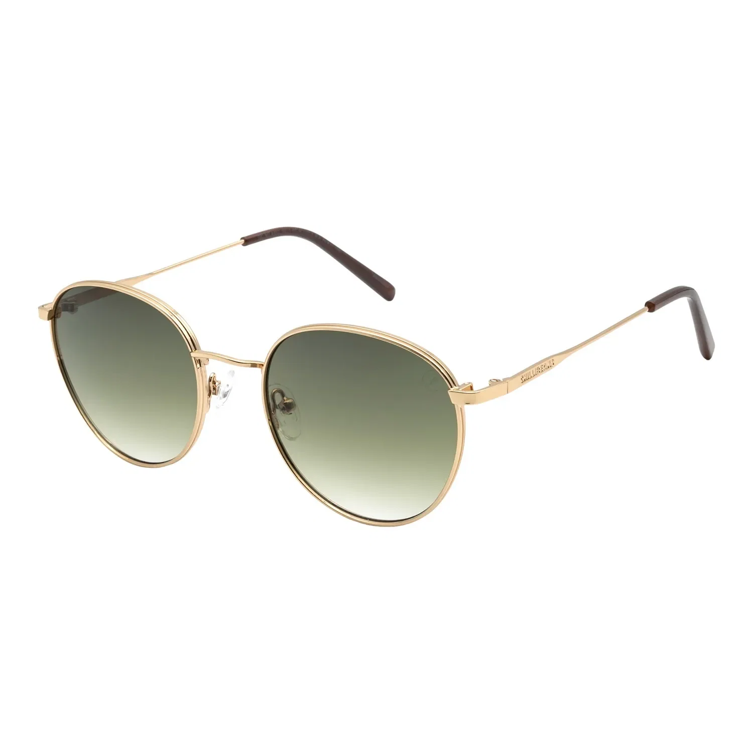 Óculos de Sol Feminino Chilli Beans Redondo Degradê Verde — imagem 1