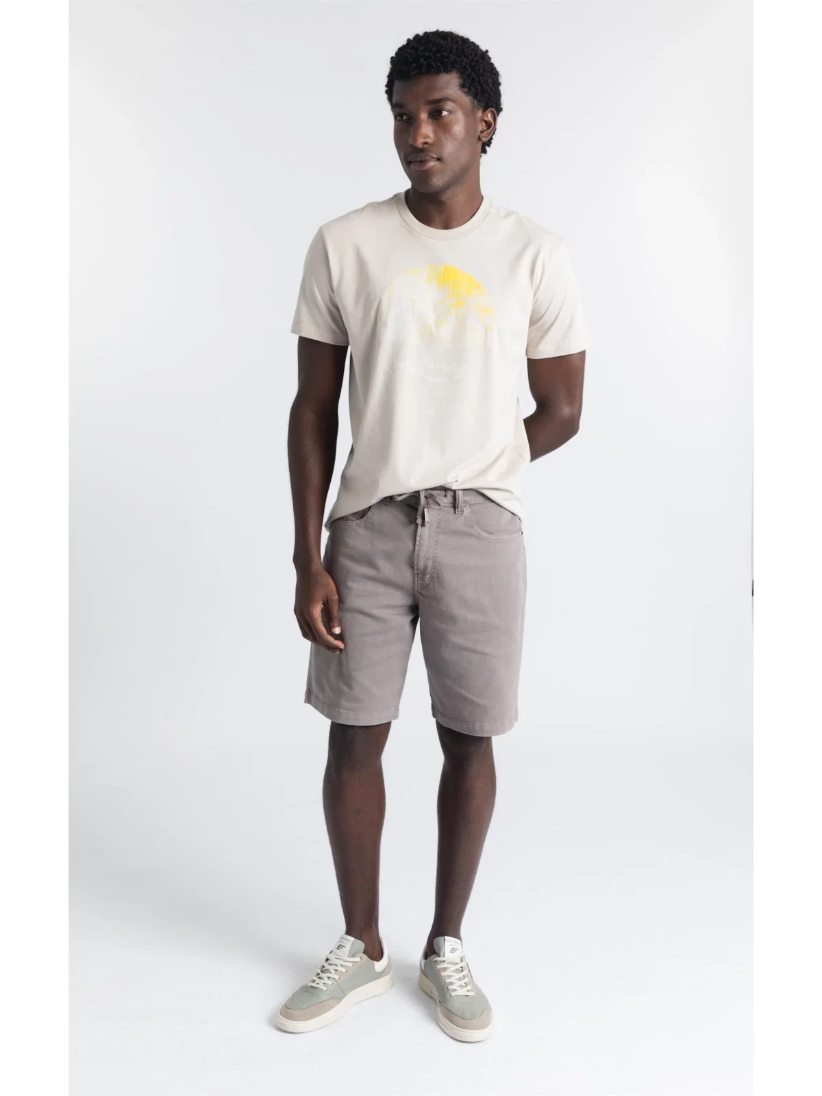Bermuda Jogging Color Niquel
