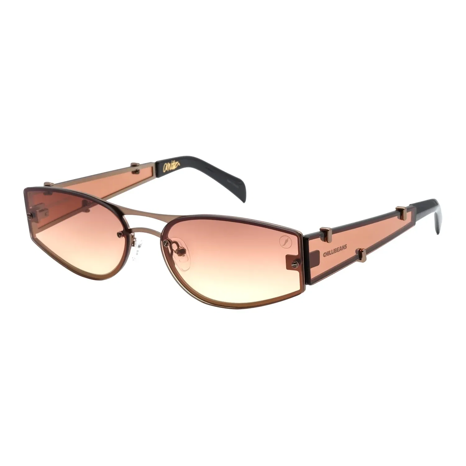 Óculos de Sol Feminino Anitta Fashion Laranja