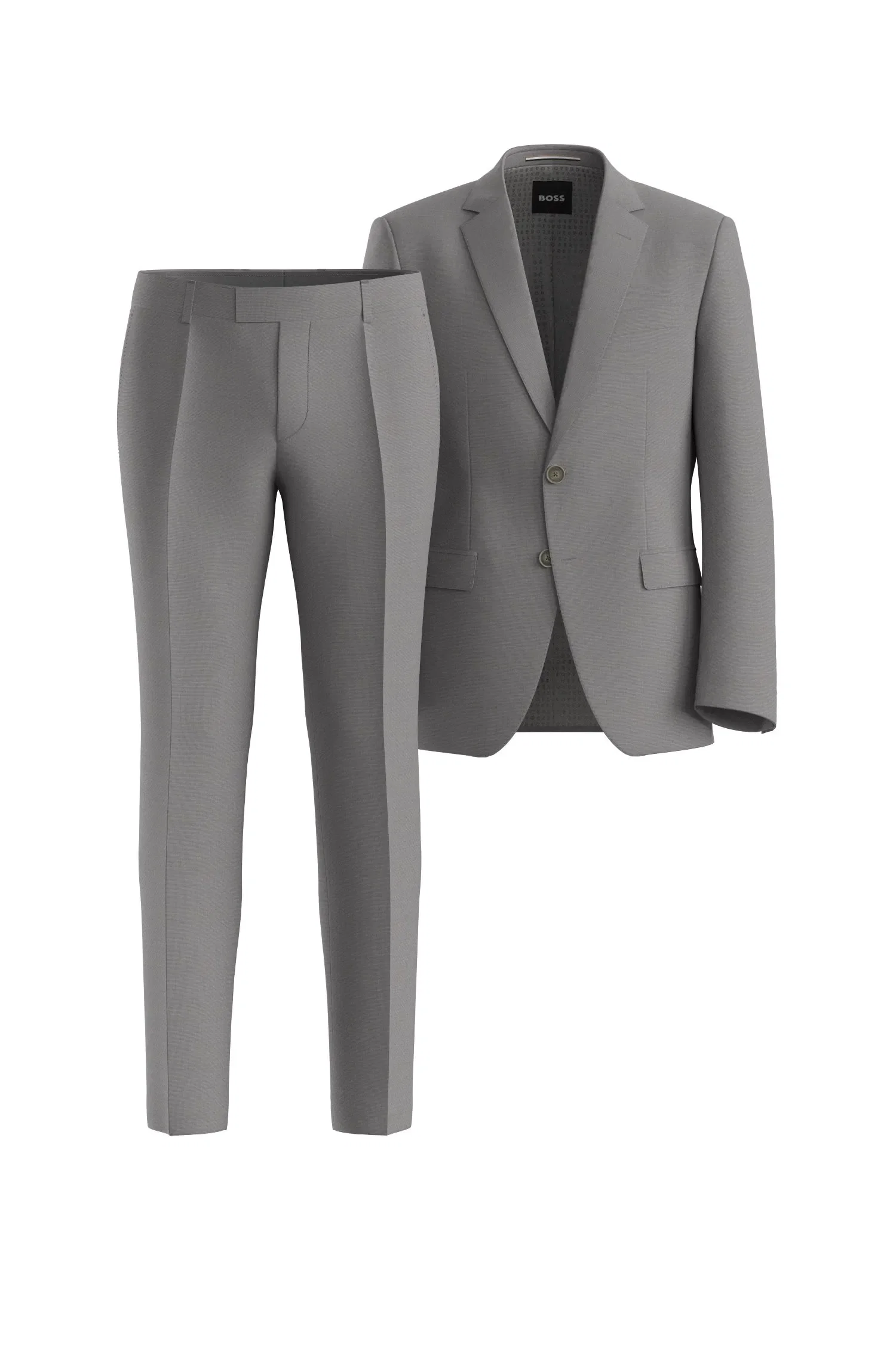 Terno Slim Fit De Lã Virgem — imagem 1