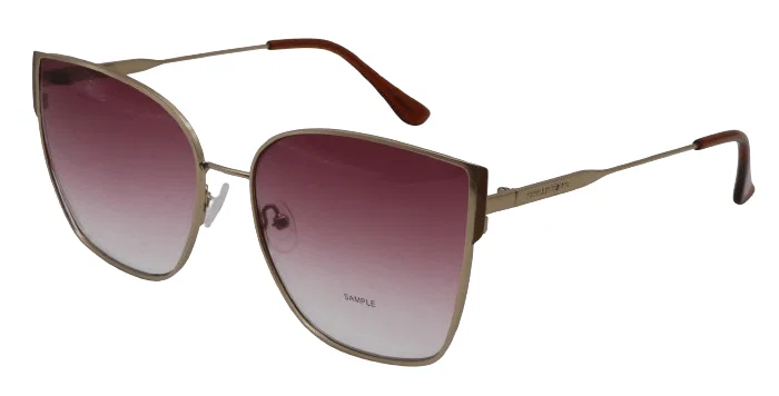 Óculos de Sol Feminino Chilli Beans Gatinho Metal Flap Marrom