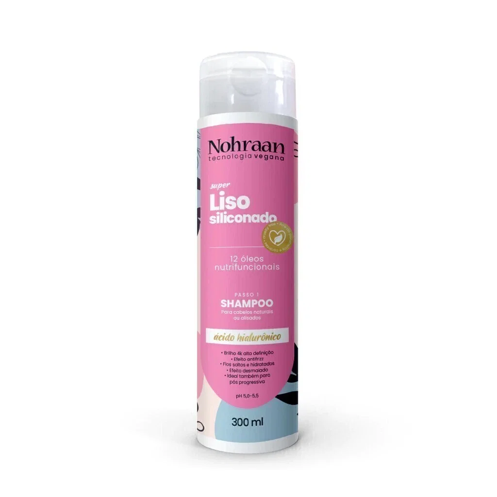 Shampoo Nohraan Super Liso Siliconado 300ml