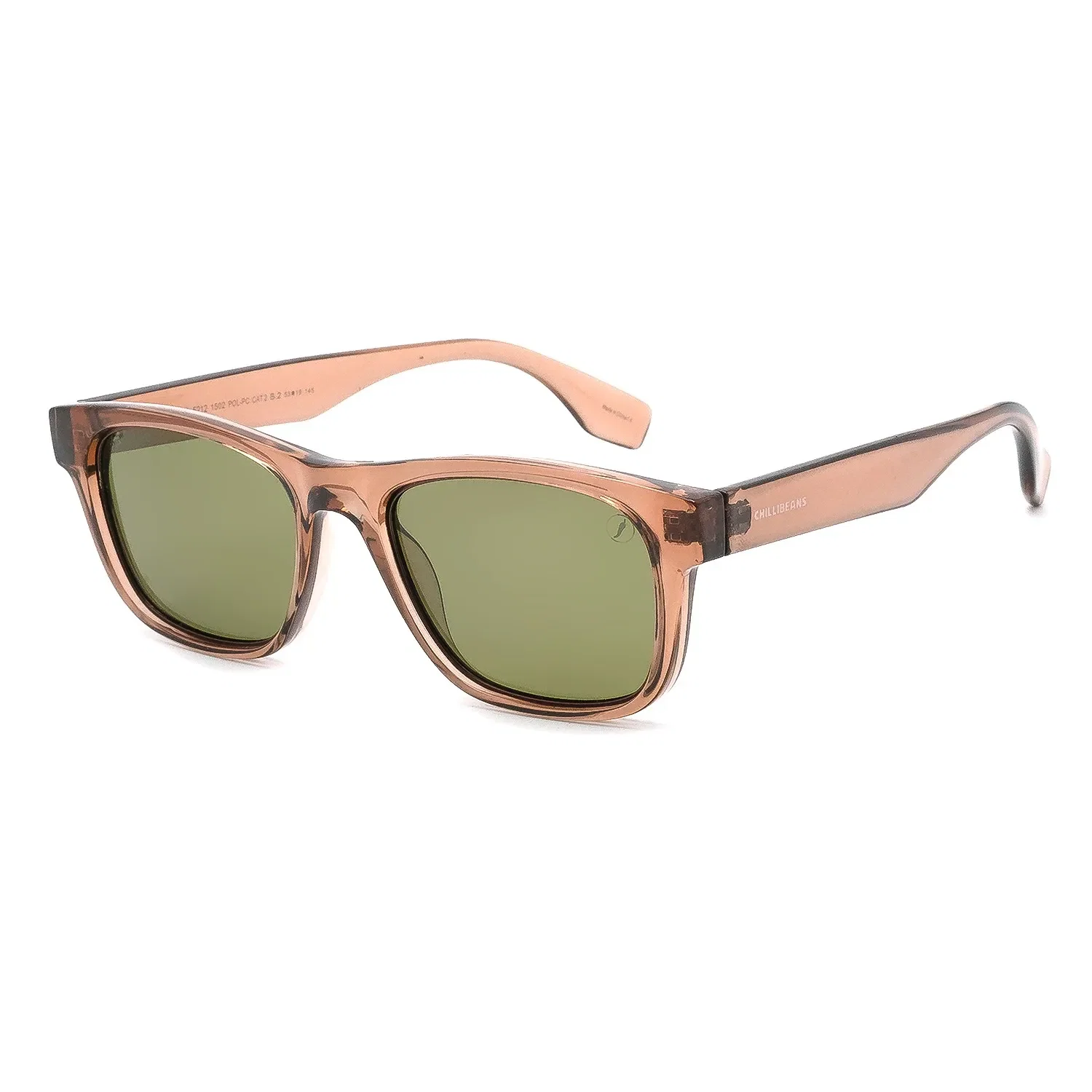 Óculos de Sol Feminino Chilli Beans Quadrado Polarizado Marrom