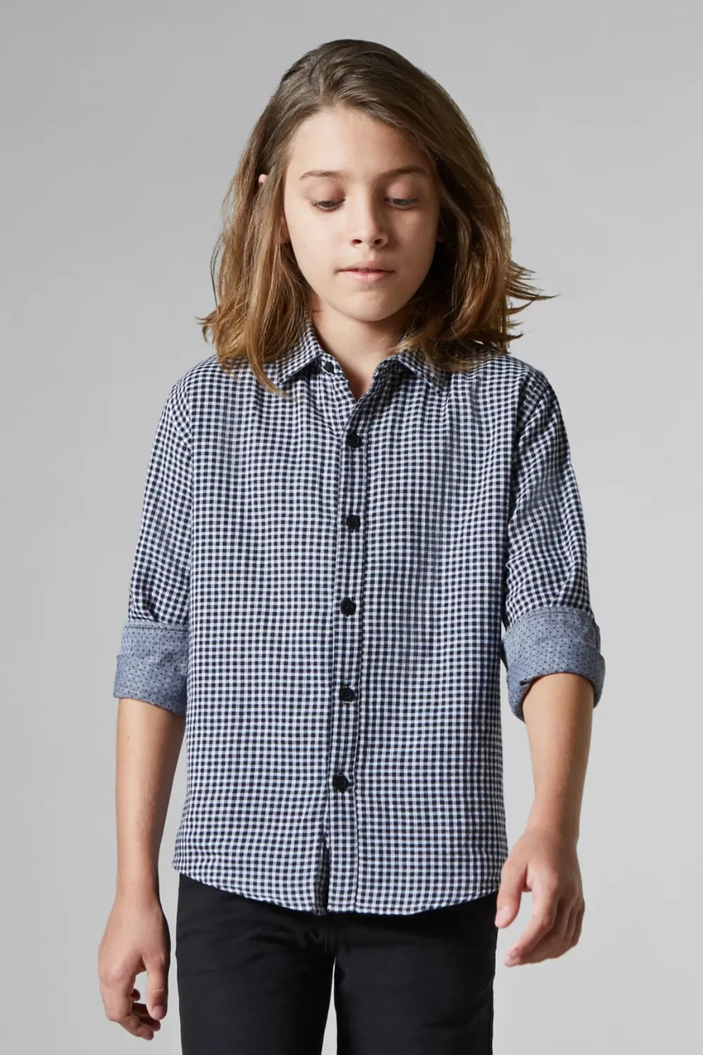 Camisa Dupla Face RESERVA MINI Vichy E Pois