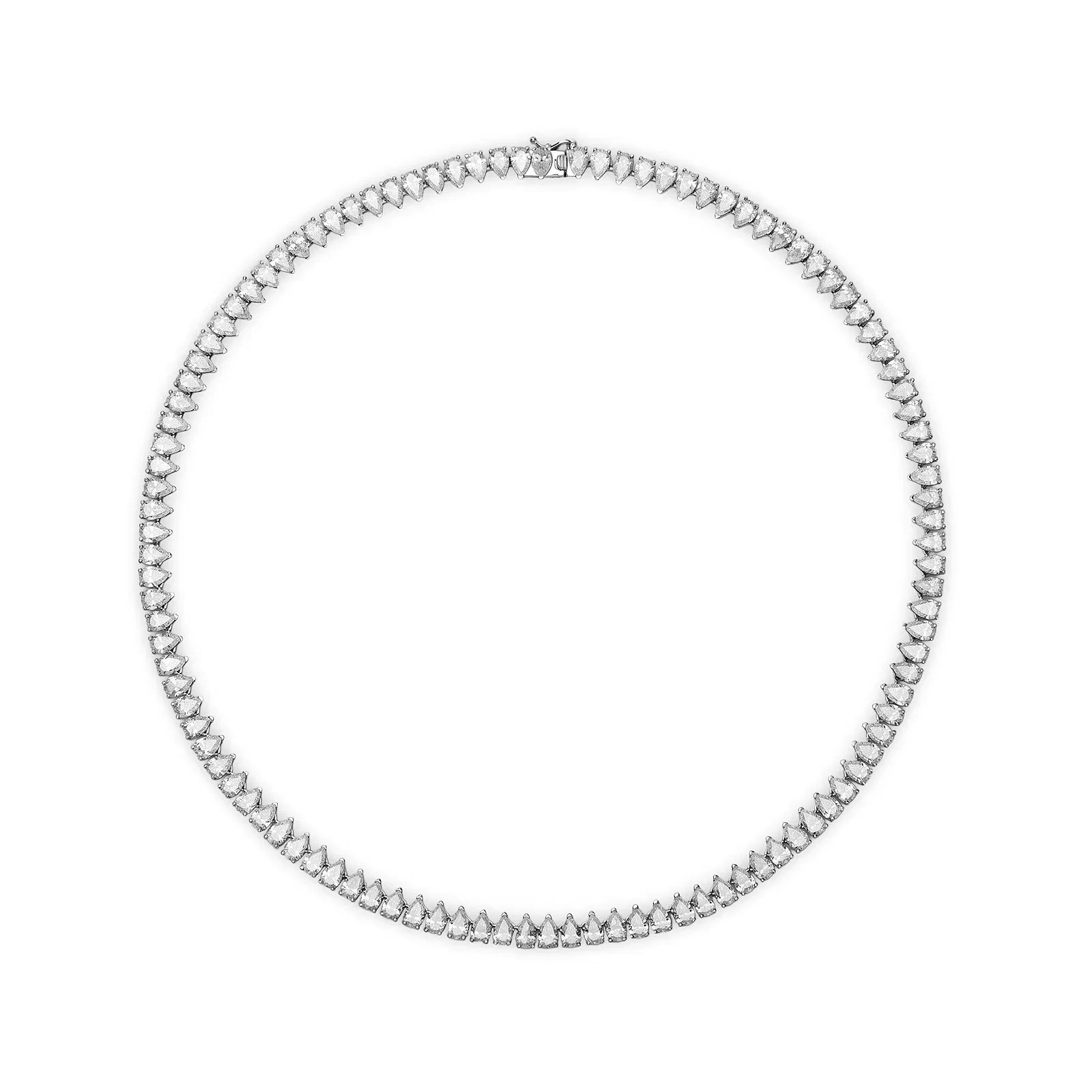 Colar Venere em Ouro Branco 18K com Diamante de Laboratório 34,8 CT — imagem 1