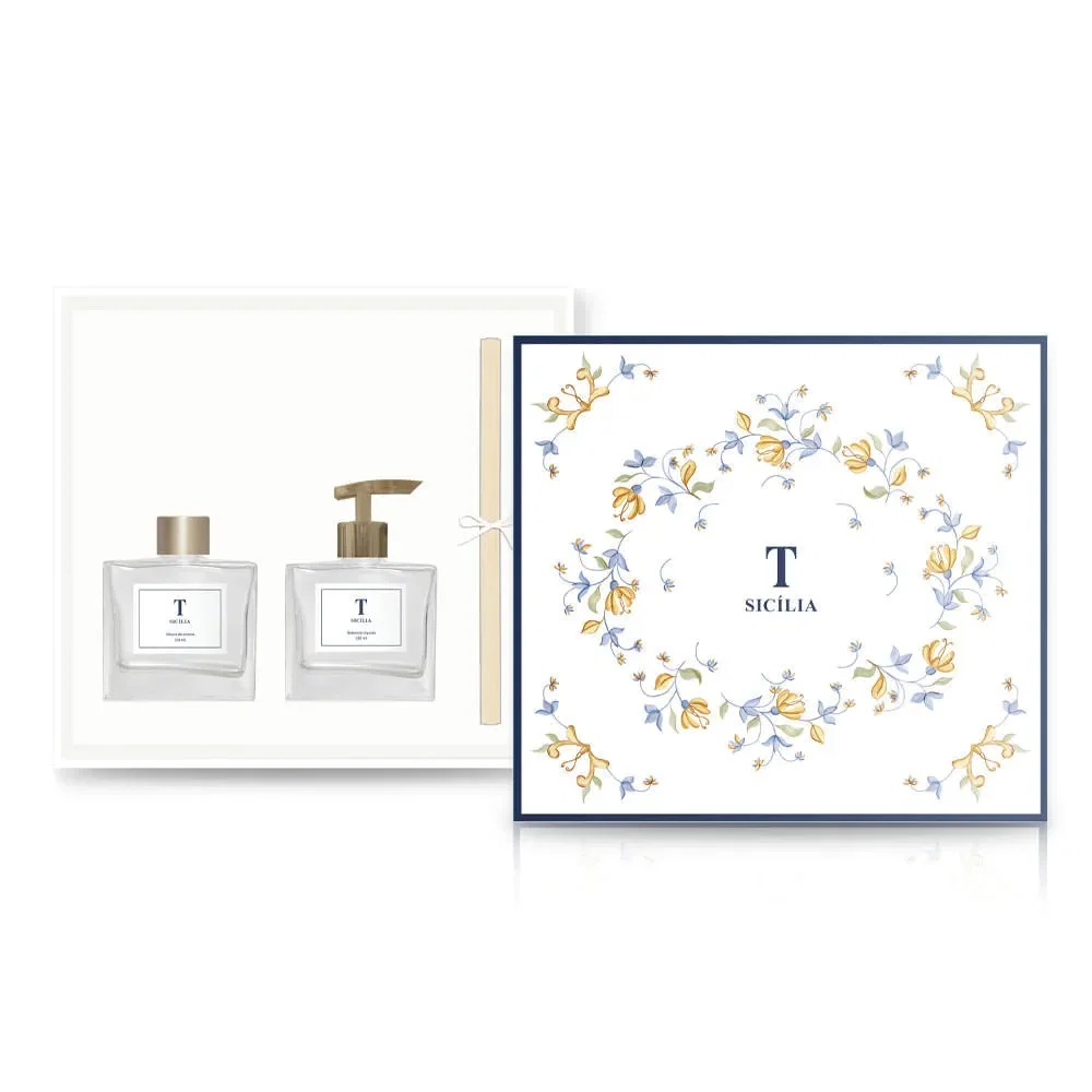Kit Presente Difusor + Sabonete Sicilia