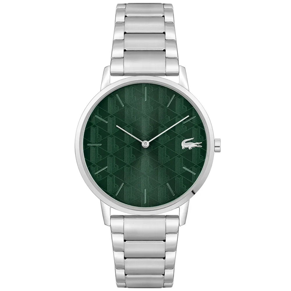 Relógio Lacoste Crocorigin Masculino em Aço Prateado 2011311