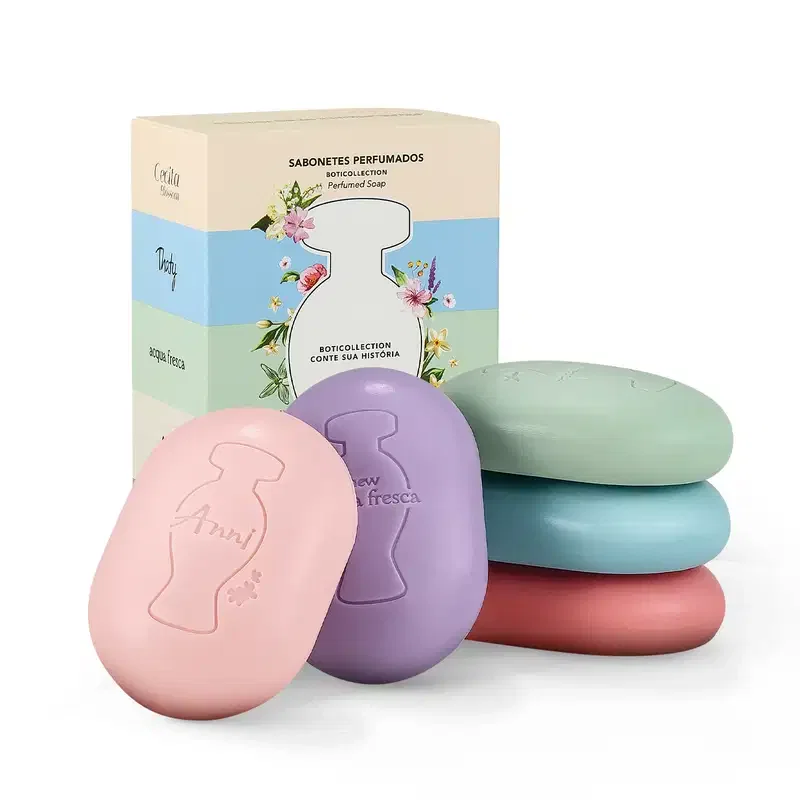 Kit Sabonetes Perfumados Boticollection 80g — imagem 1