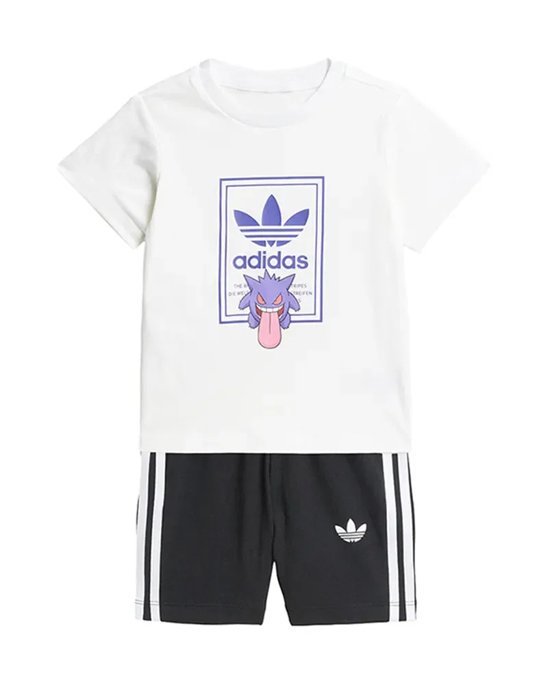 Conjunto Adidas Shorts Pokémon Infantil — imagem 1