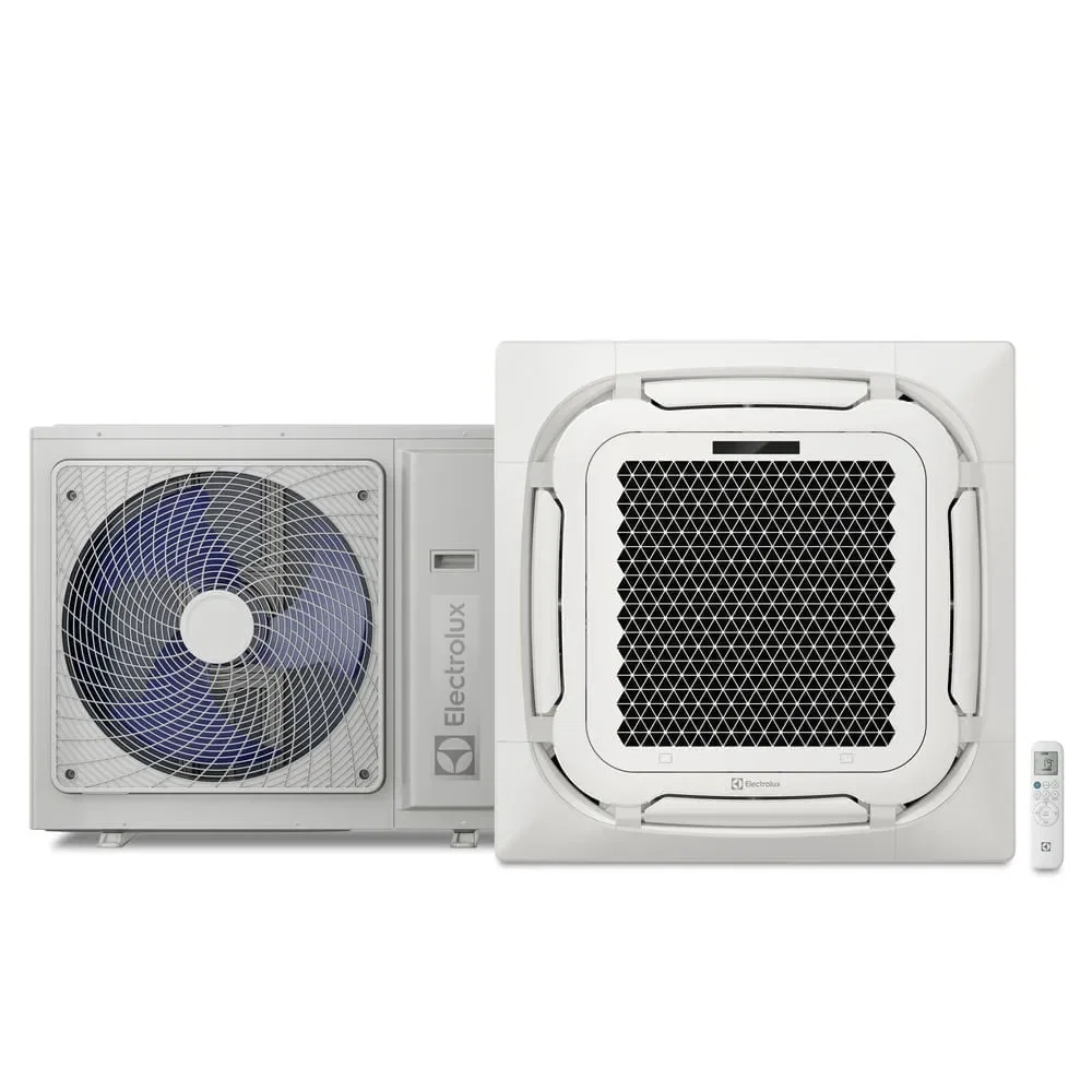 Ar-condicionado Cassete Electrolux 8 Vias Twin Inverter 48.000 BTUs Frio Efficient (KI48F/KE48F) — imagem 1