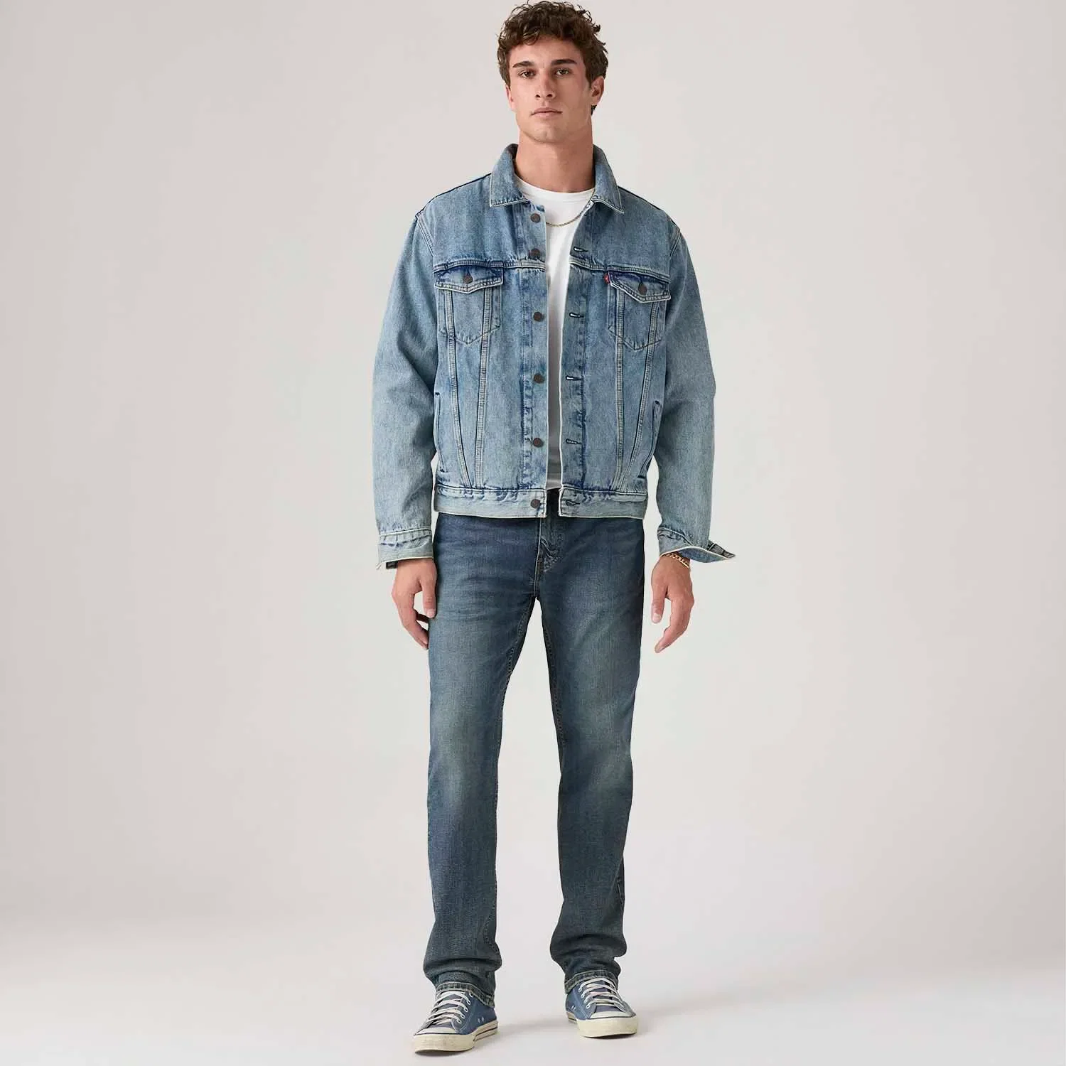 Calça Jeans Levi's® 514® Straight Lavagem Escura — imagem 1