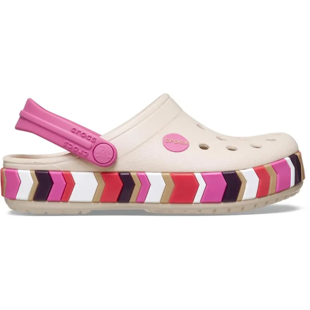 Crocband Chevron Band Clog Infantil — imagem 1