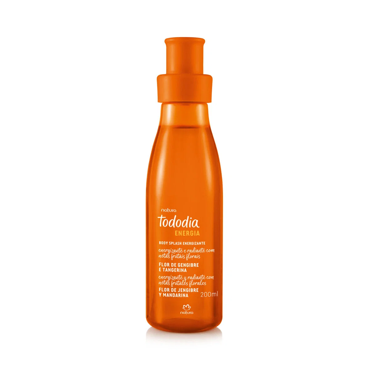 Tododia Flor de Gengibre e Tangerina Body Splash Feminino 200 ml