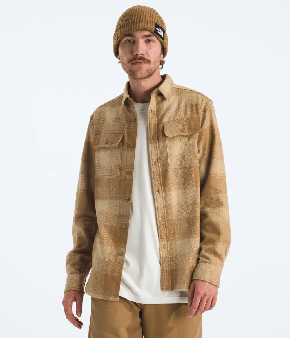 Camisa Masculina Arroyo Flannel Utility Brown TNF Shadow Plaid