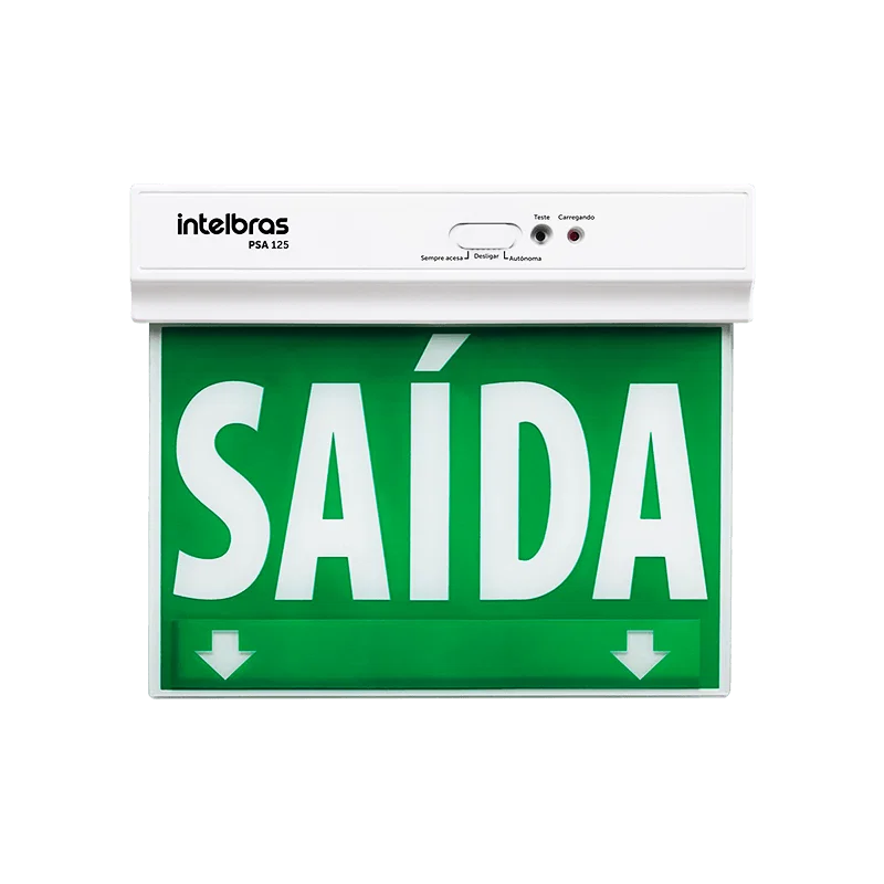 Placa de Sinalização Sempre Acesa Intelbras PSA 125 Face Única — imagem 1