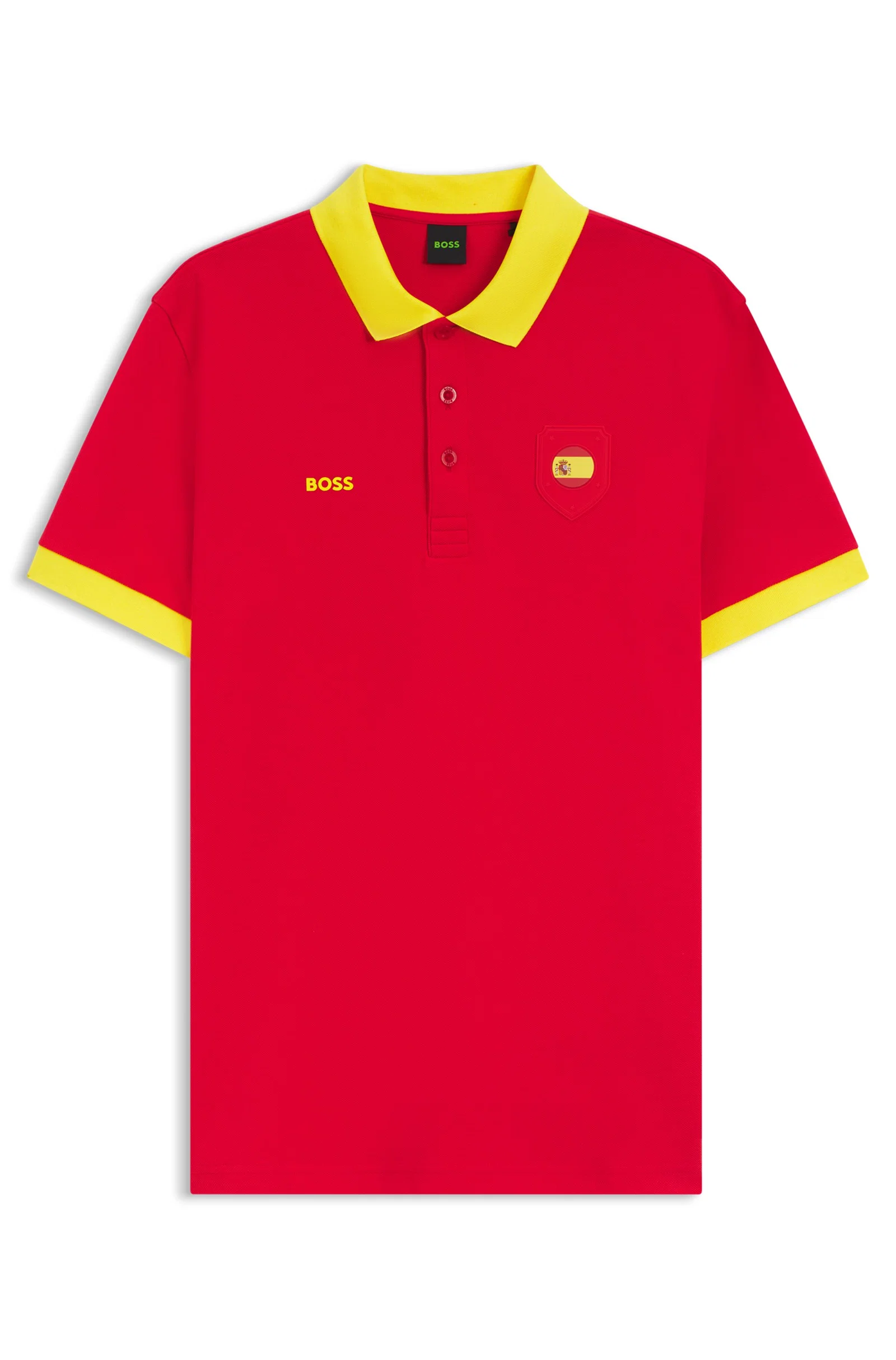 Polo Paddy Com Detalhes De Bandeira Da Espanha — imagem 1