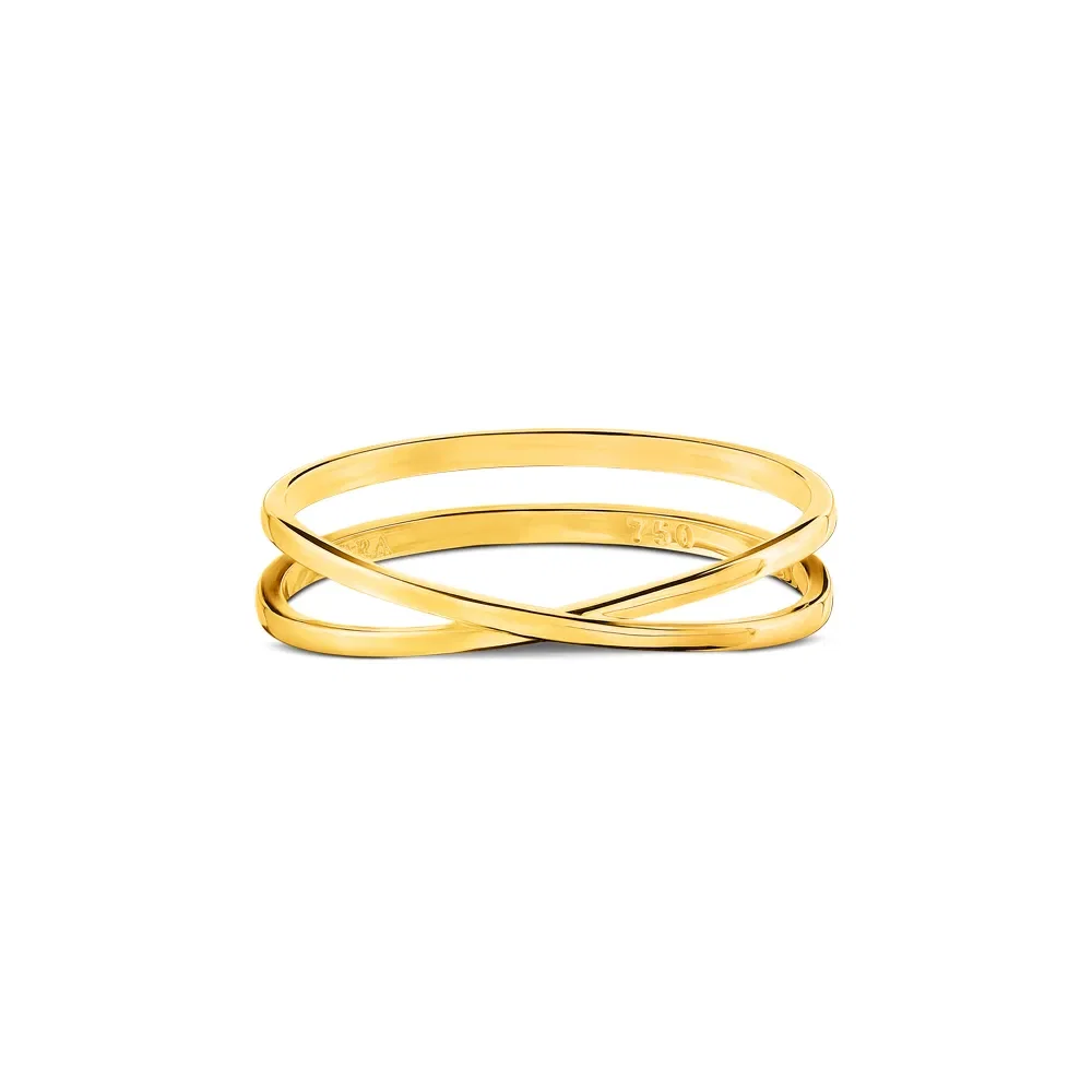 Anel Casual em Ouro Amarelo 18k