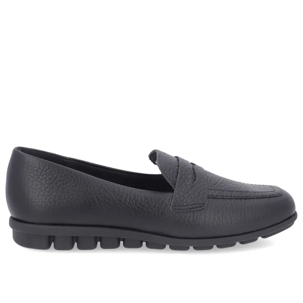Loafer Preto Casual Couro — imagem 1