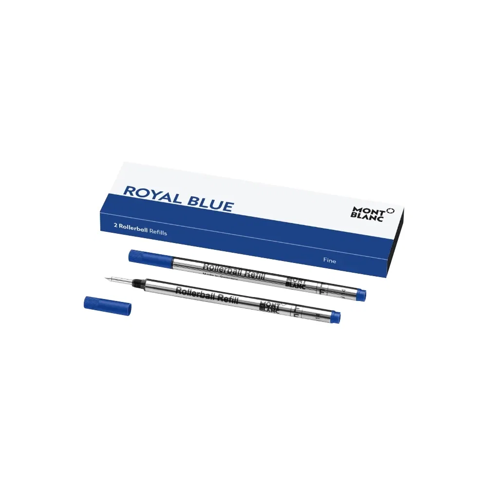 Refil Montblanc Royal Blue Azul Rollerball 2 Uni - 128232