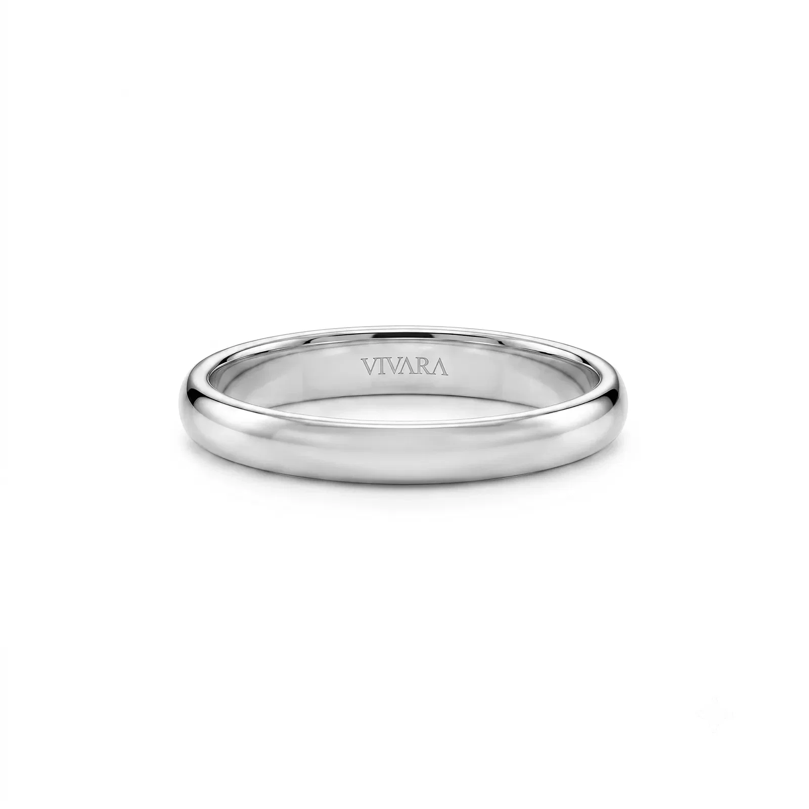 Aliança I Do em Ouro Branco 18k, 2mm