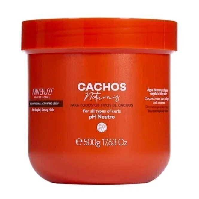 Geleia Ativadora Arvensis Cachos Naturais Alta Fixação 500g