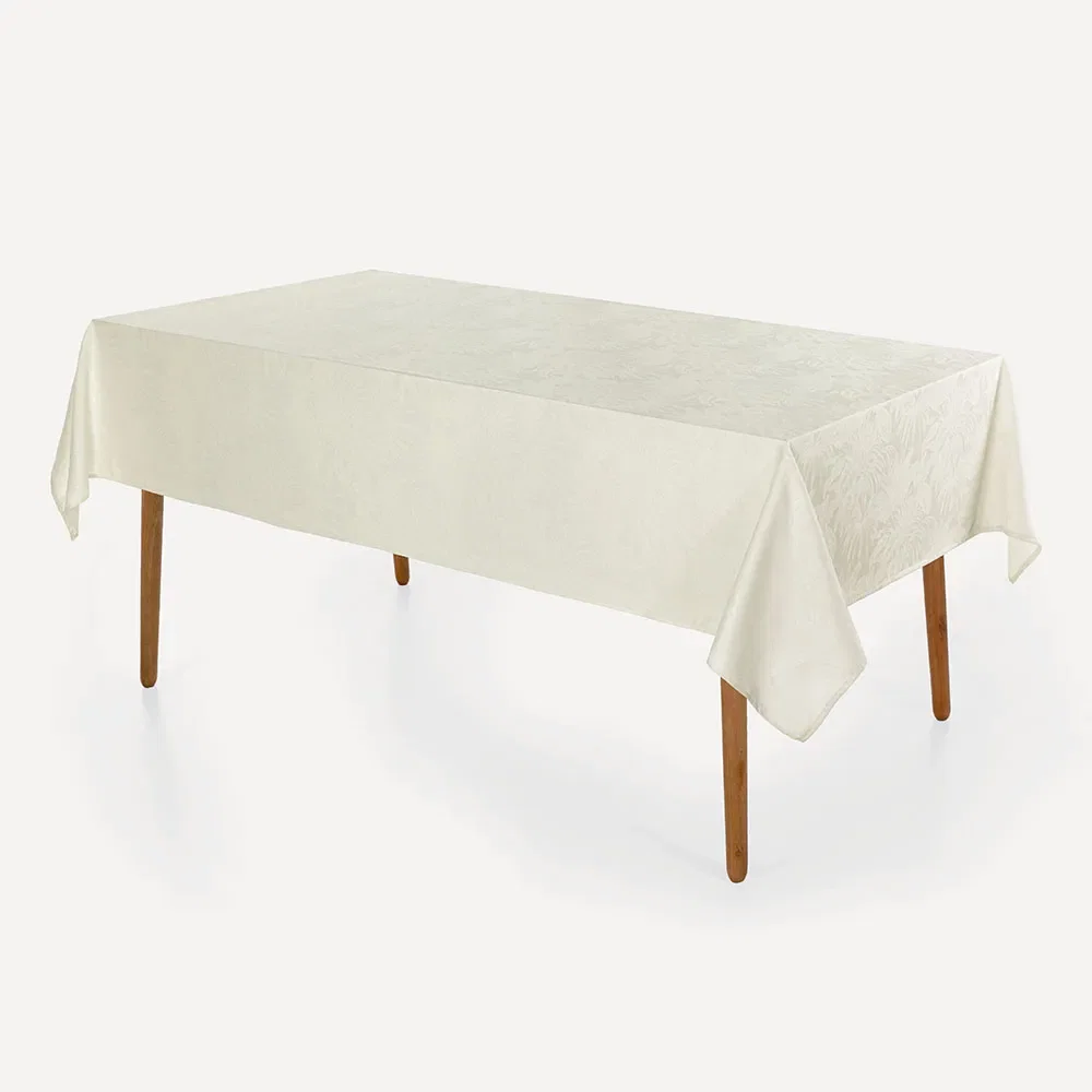 Toalha de Mesa Retangular 6 Lugares Havana Cru — imagem 1