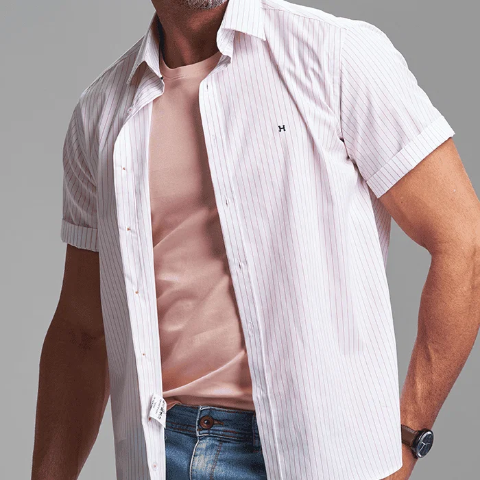 Camisa Curta Homem S/A