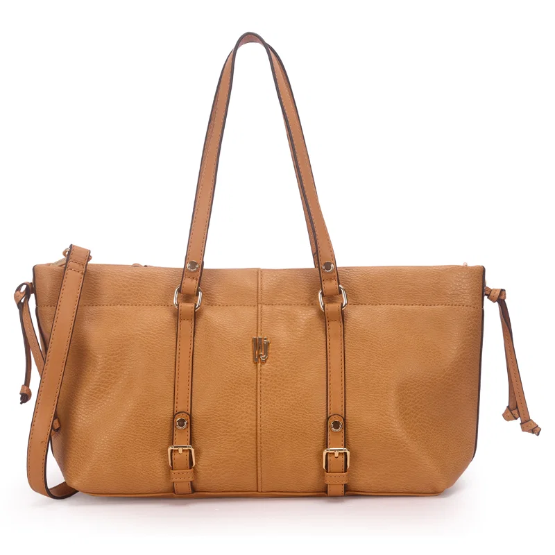 Bolsa Satchel Grande Com Detalhe Cintos