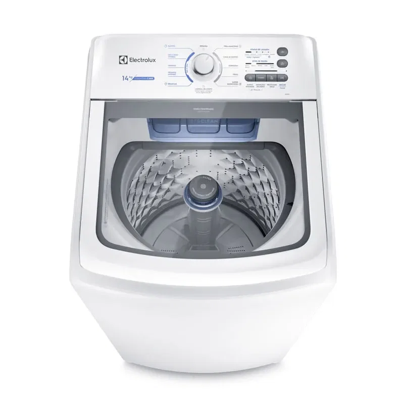 Máquina de Lavar Electrolux 14kg Branca Essential Care com Cesto Inox e Jet&Clean (LED14) — imagem 1