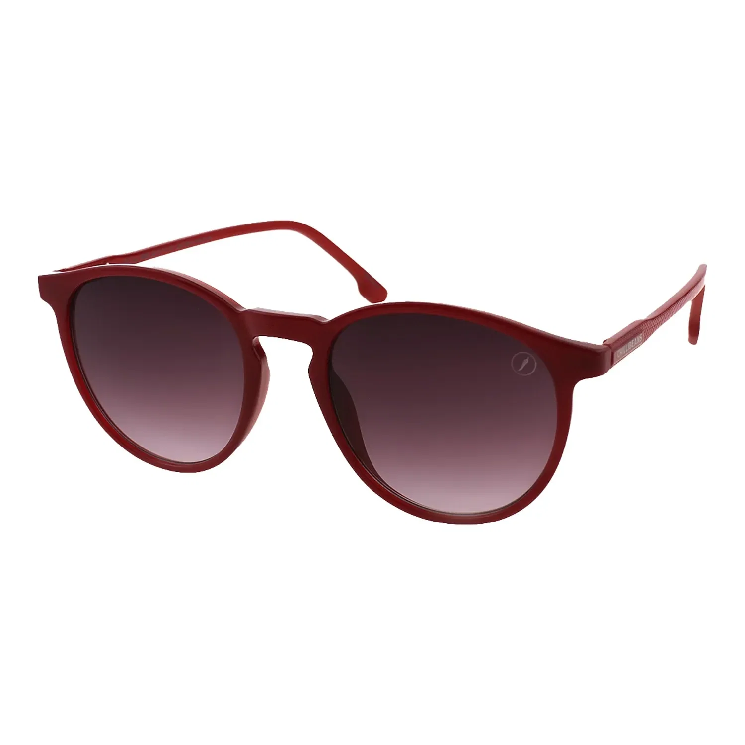 Óculos de Sol Masculino Chilli Beans Redondo Degrade Vermelho — imagem 1