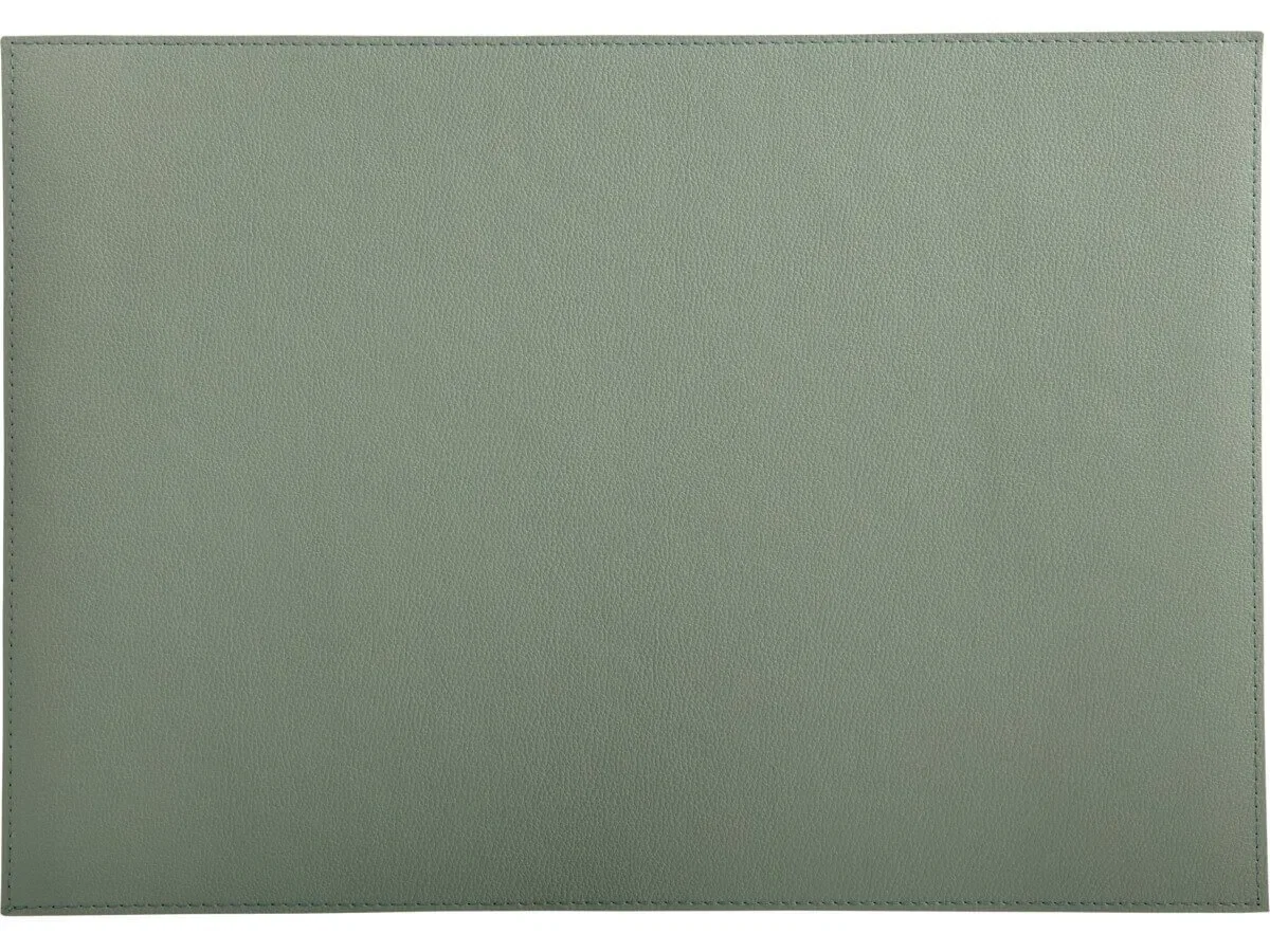 Jogo Americano Cowhide 1 Peça em Couro Sage 43x30cm Maxwell & Williams Verde