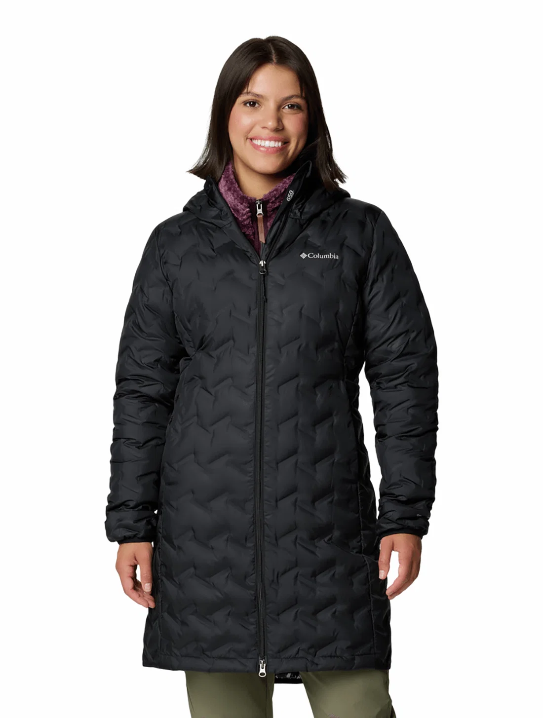 Jaqueta Down Columbia Feminina Delta Ridge™ II Long — imagem 1