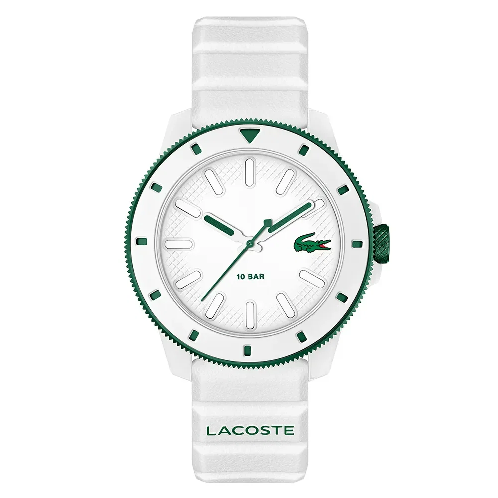 Relógio Lacoste Masculino Borracha Branco 2011415 — imagem 1