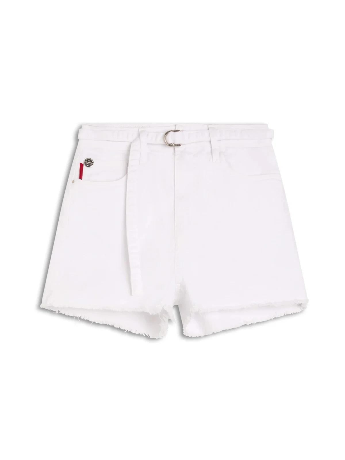 Short Vintage Denim Color Cinto Branco — imagem 1