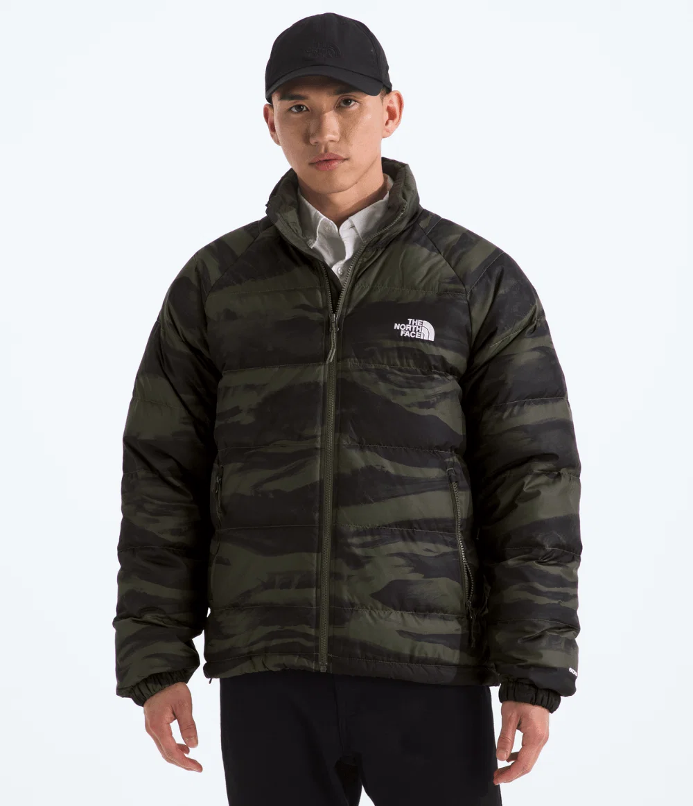 Jaqueta Masculina Hydrenalite Down Print New Taupe Green