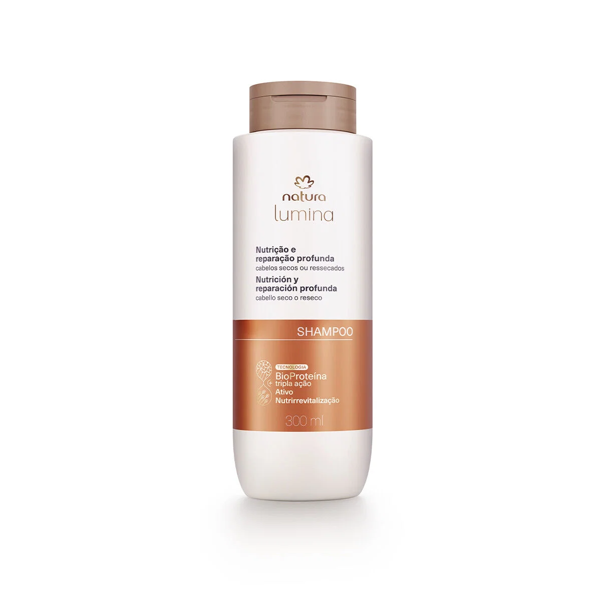 Shampoo Nutritivo para Cabelos Secos ou Ressecados Lumina 300 ml
