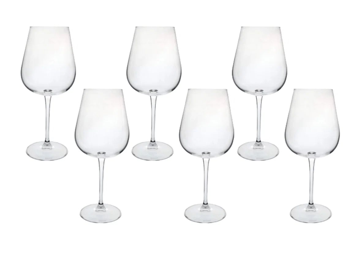 6 Taças para Água / Vinho Cristal Ardea 670ml Bohemia