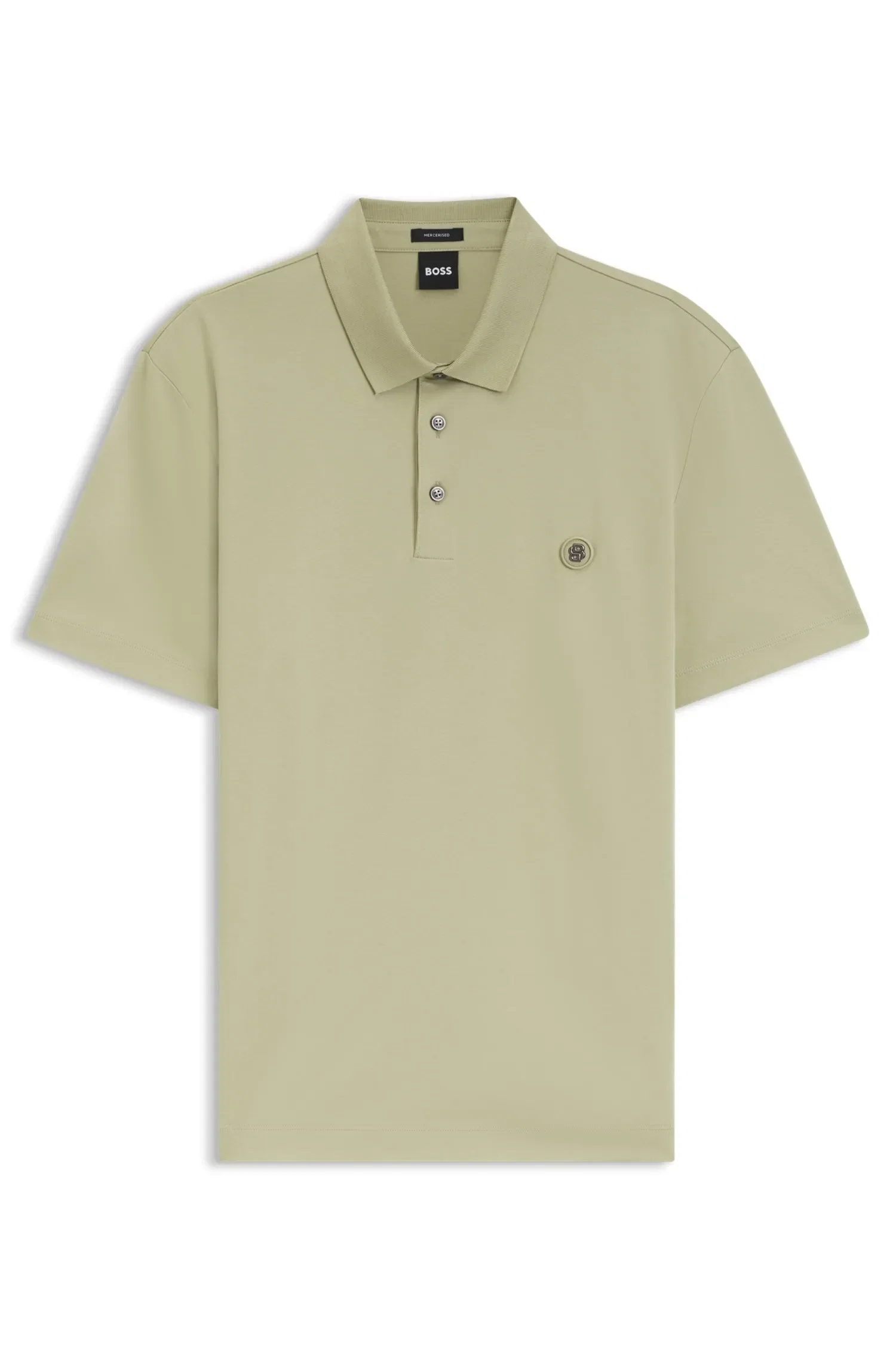 Polo De Algodão Mercerizado Com Monograma Double B — imagem 1