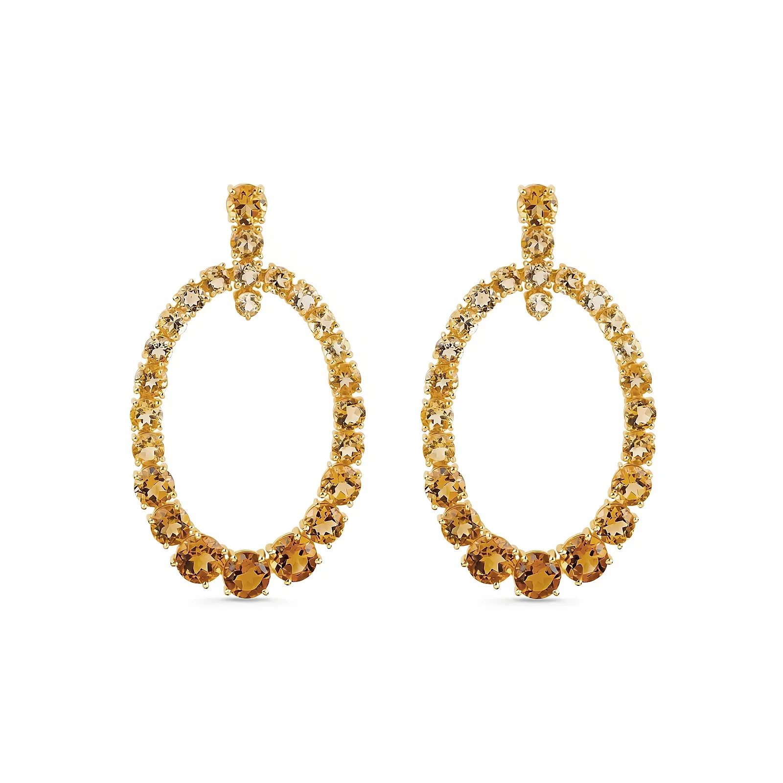 Brinco Aura em Ouro Amarelo 18k com Citrinos — imagem 1