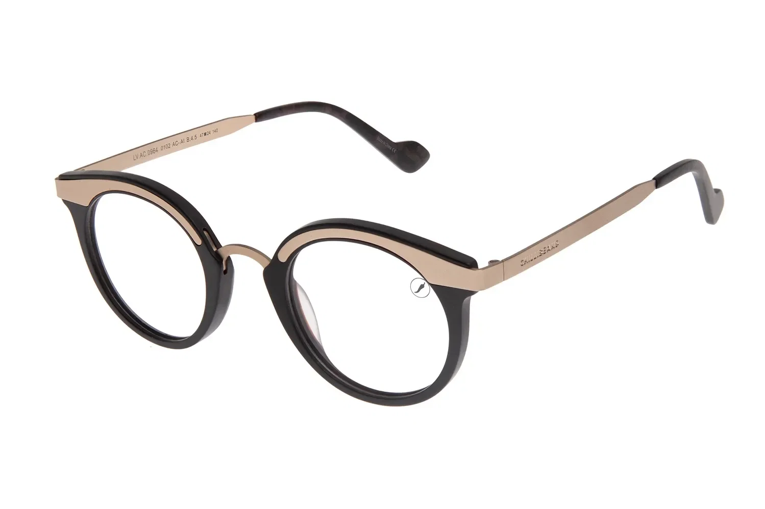 Armação Para Óculos de Grau Feminino Chilli Beans Acetato Fashion Preto