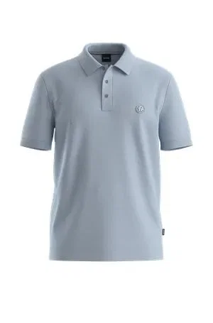 Polo De Algodão Mercerizado Com Monograma Duplo — imagem 1