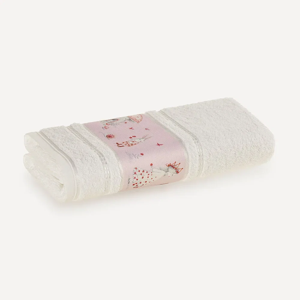 Toalha de Banho Infantil Lili Branco