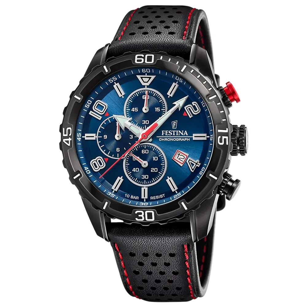Relógio Festina Masculino em Couro Preto F20519-2