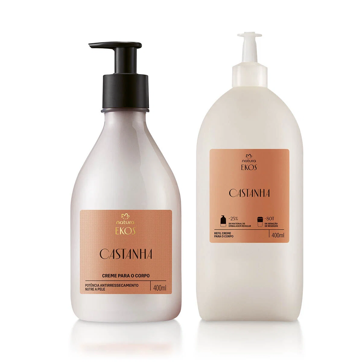 Kit Ekos Castanha Creme para o Corpo e Refil — imagem 1