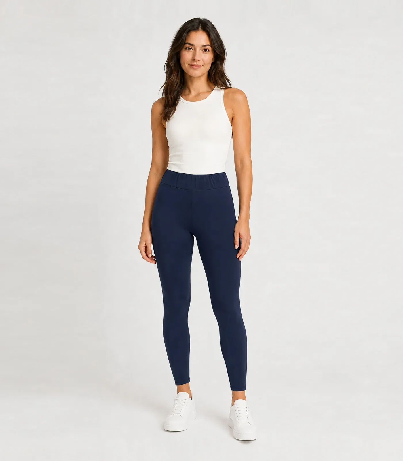 Legging Feminina Em Suplex Peluciado Infinita Cor Azul