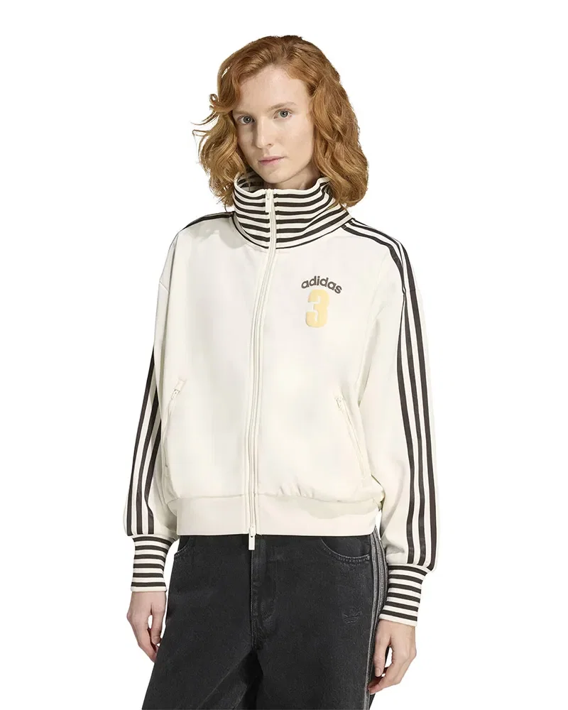 Jaqueta Adidas Vintage Striped Feminina — imagem 1
