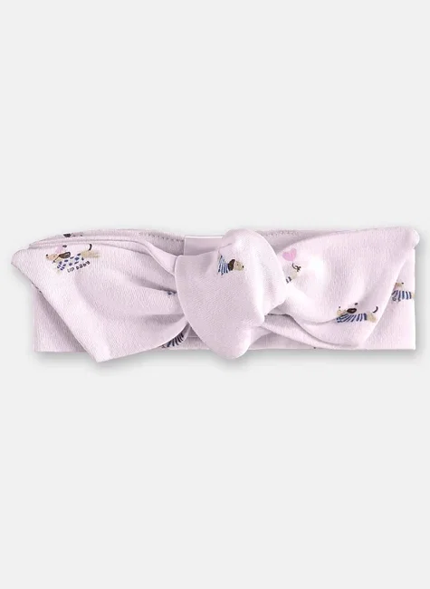 Faixa de Cabelo para Bebê em Suedine Essentials (Rosa) Up Baby